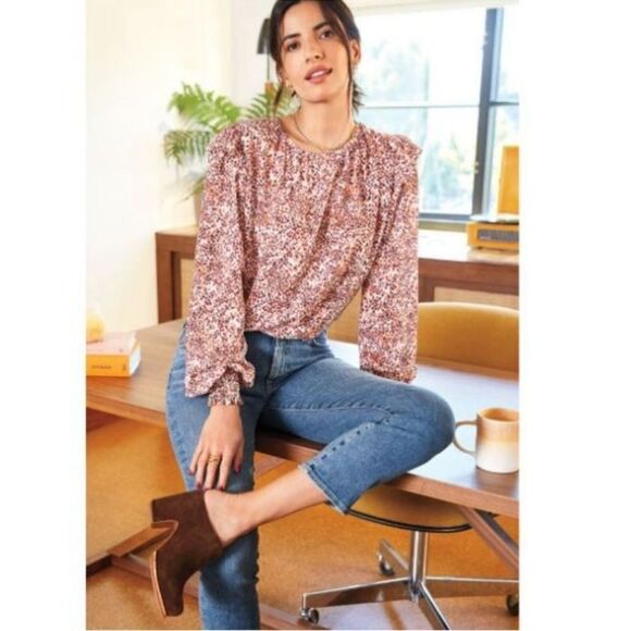 Edwin Anthropologie Elin Crop Straight Jeans Size 30 - Picture 1 of 12